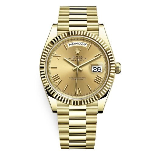 Rolex 228238-0006 Day-Date Champagne Roman 40mm Yellow Gold Men’s Watch