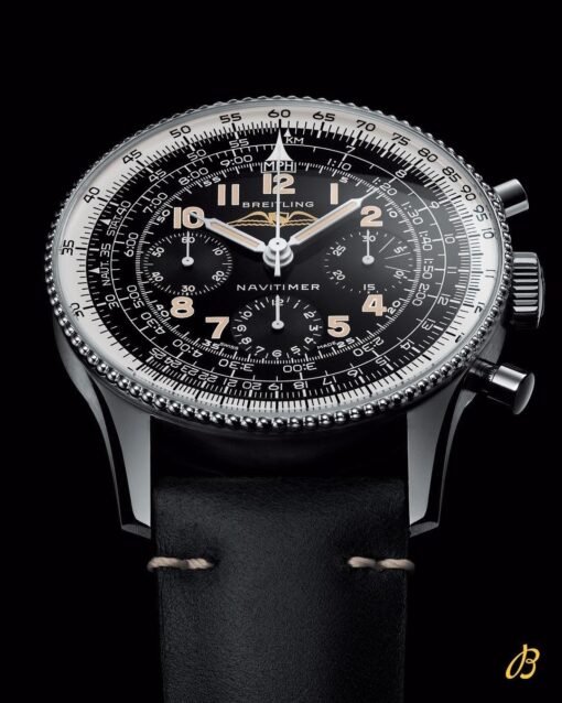 Breitling AB0910371B1X1 Navitimer Re-Edition Stainless Steel Black Dial Watch 41mm - Image 5