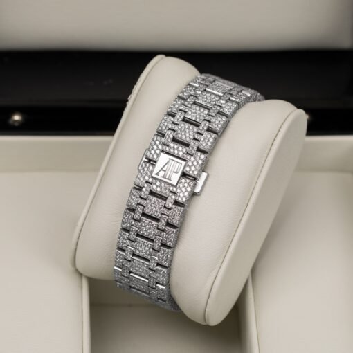 Audemars Piguet 15400ST Royal Oak Iced Out 41mm - Image 7