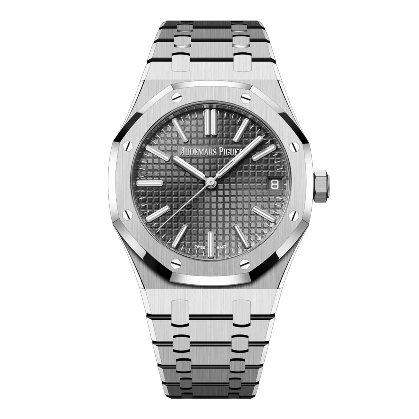 Audemars Piguet 15510ST.OO.1320ST.05 50th Anniversary Royal Oak Grey Dial Watch