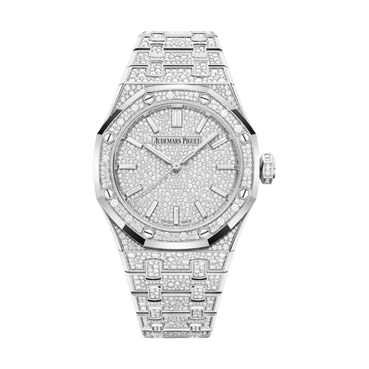 Audemars Piguet 15552BC.ZZ.1358BC.01 Royal Oak White Gold Dial White Gold Bracelet