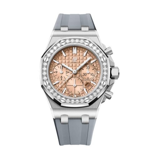 Audemars Piguet 26231ST.ZZ.A178CA.01 Royal Oak Offshore Salmon Dial Grey Rubber Strap