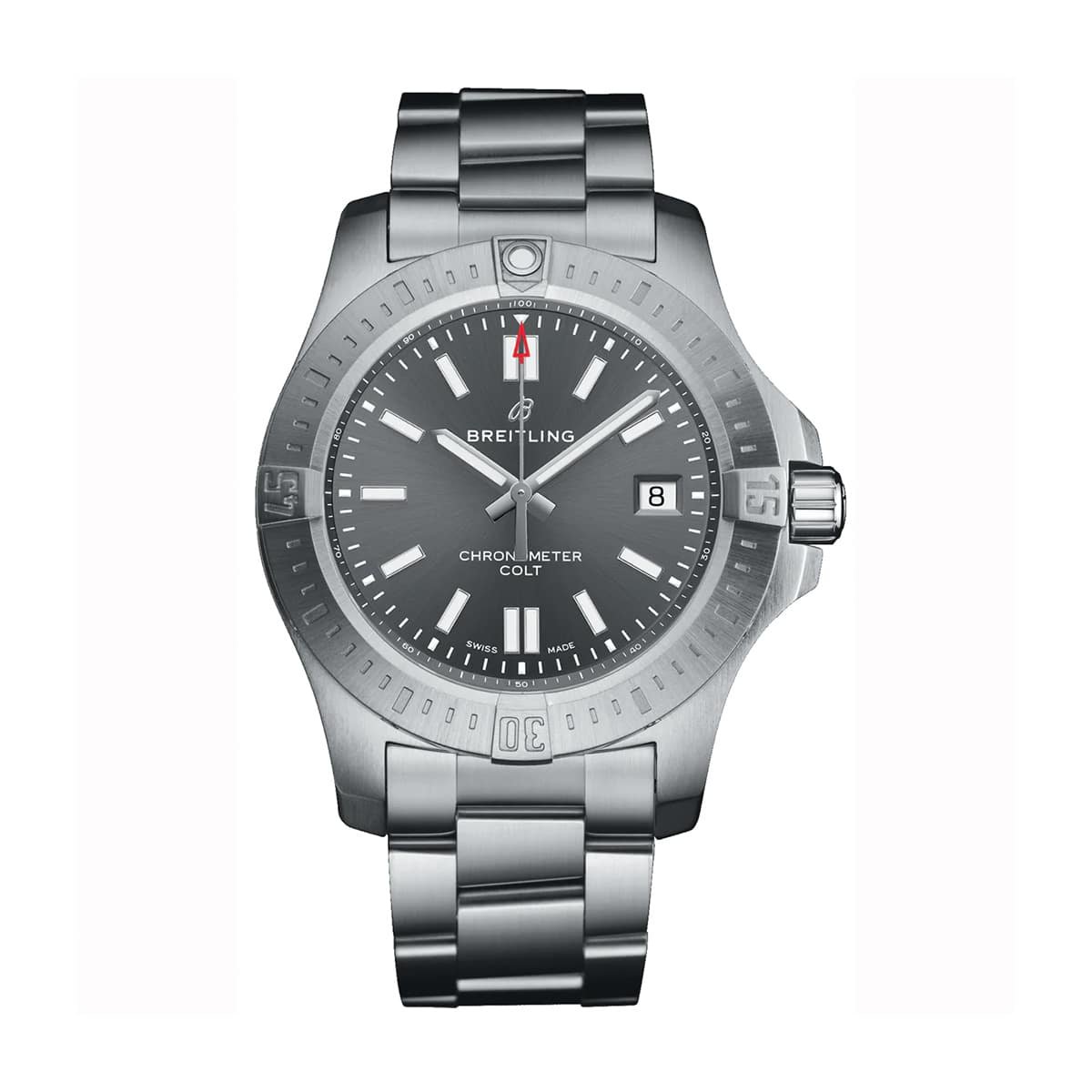 Breitling A17313101F1A1 Colt 41 Automatic Stainless Steel Tempest Gray Dial