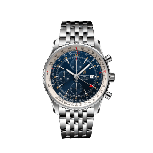 Breitling A24322121C2A1 Navitimer Blue dial Chronograph GMT 46