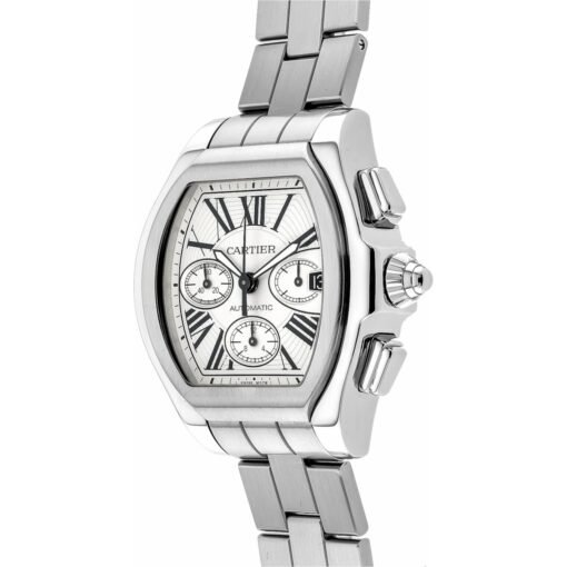 Cartier Roadster W6206019 Silver Dial Steel Bracelet Watch - Image 2