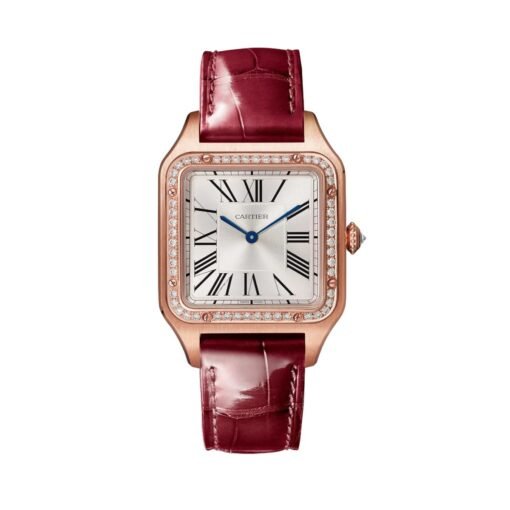 Cartier Santos-Dumont WJSA0016 Silvered Sunray Dial Large