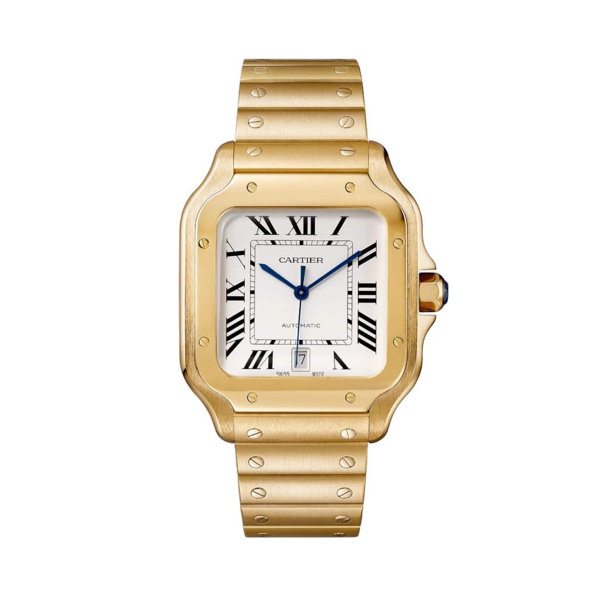 Cartier WGSA0029 Santos de Cartier Opaline Dial Large