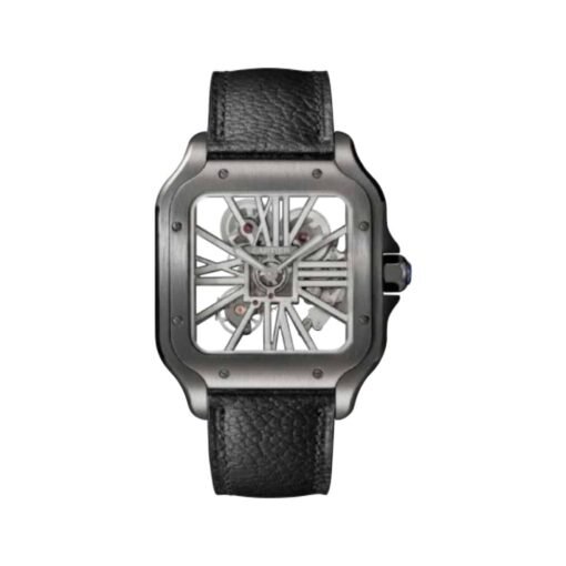 Cartier WHSA0023 Santos de Cartier Skeleton Dial Large