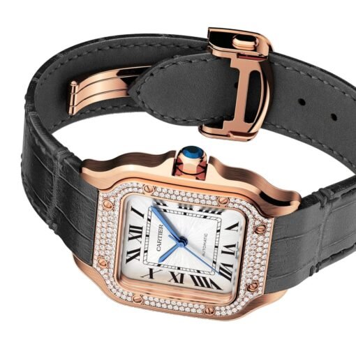 Cartier WJSA0012 Santos de Cartier Sunray-Effect Dial Medium - Image 5