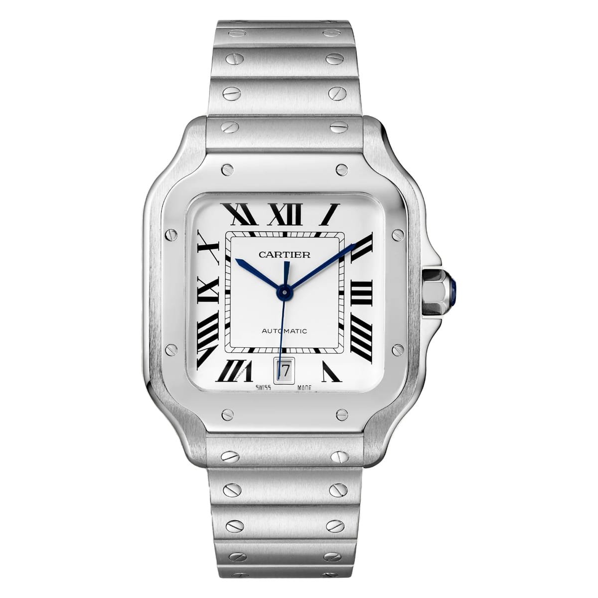 Cartier Large Model Santos De Cartier WSSA0018 Stainless Steel Watch