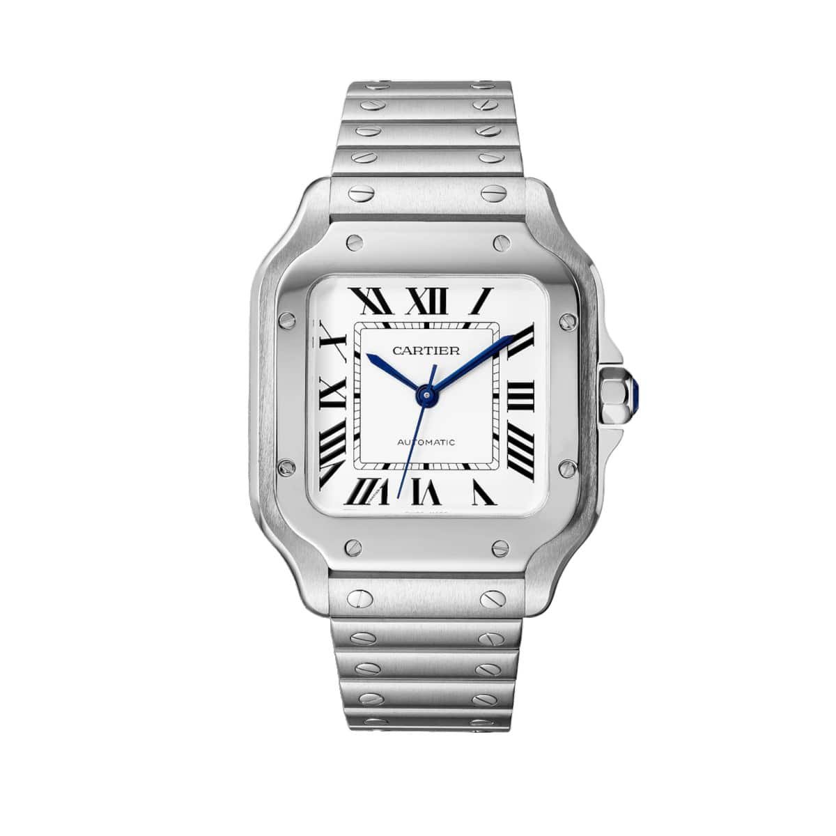 Cartier WSSA0029 Santos de Cartier Opaline Dial Medium