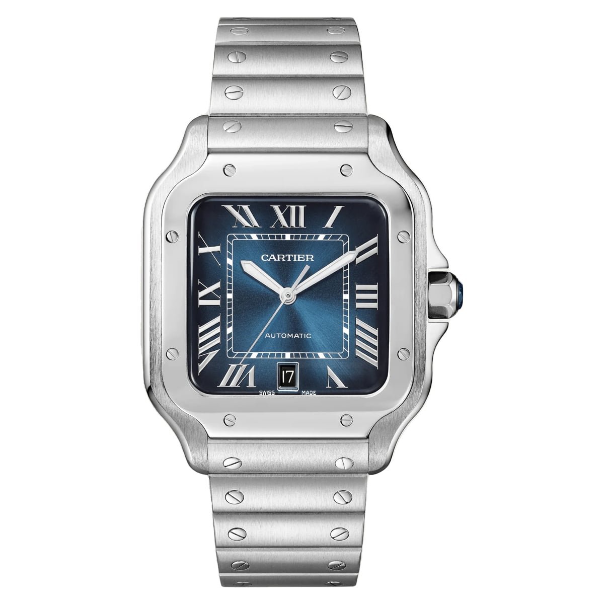 Cartier WSSA0030 Santos De Cartier Large Blue Dial Men’s Watch