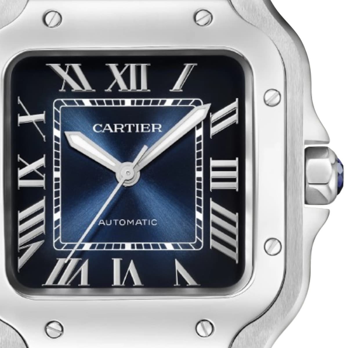 Cartier WSSA0063 Santos de Cartier Blue Dial Medium - Image 6