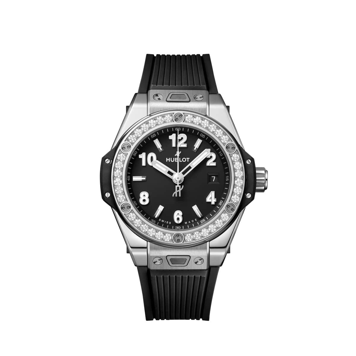 Hublot 485.sx.1170.rx.1204 Big Bang One Click Steel Diamonds 33mm Ladies Watch