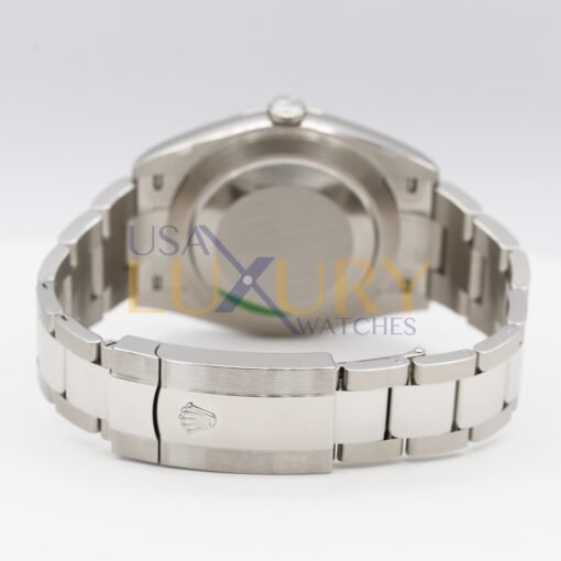 Rolex 126300-0001 Datejust 41 Smooth Bezel Blue Index Dial Oyster Bracelet Watch - Image 5