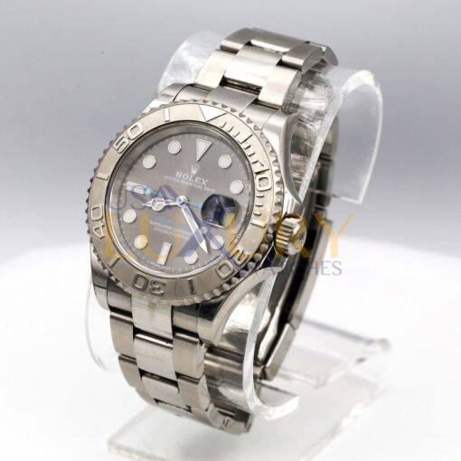 Rolex Yacht-Master 40mm 116622 Dark Rhodium Dial Steel and Platinum Oyster Men’s Watch - Image 2