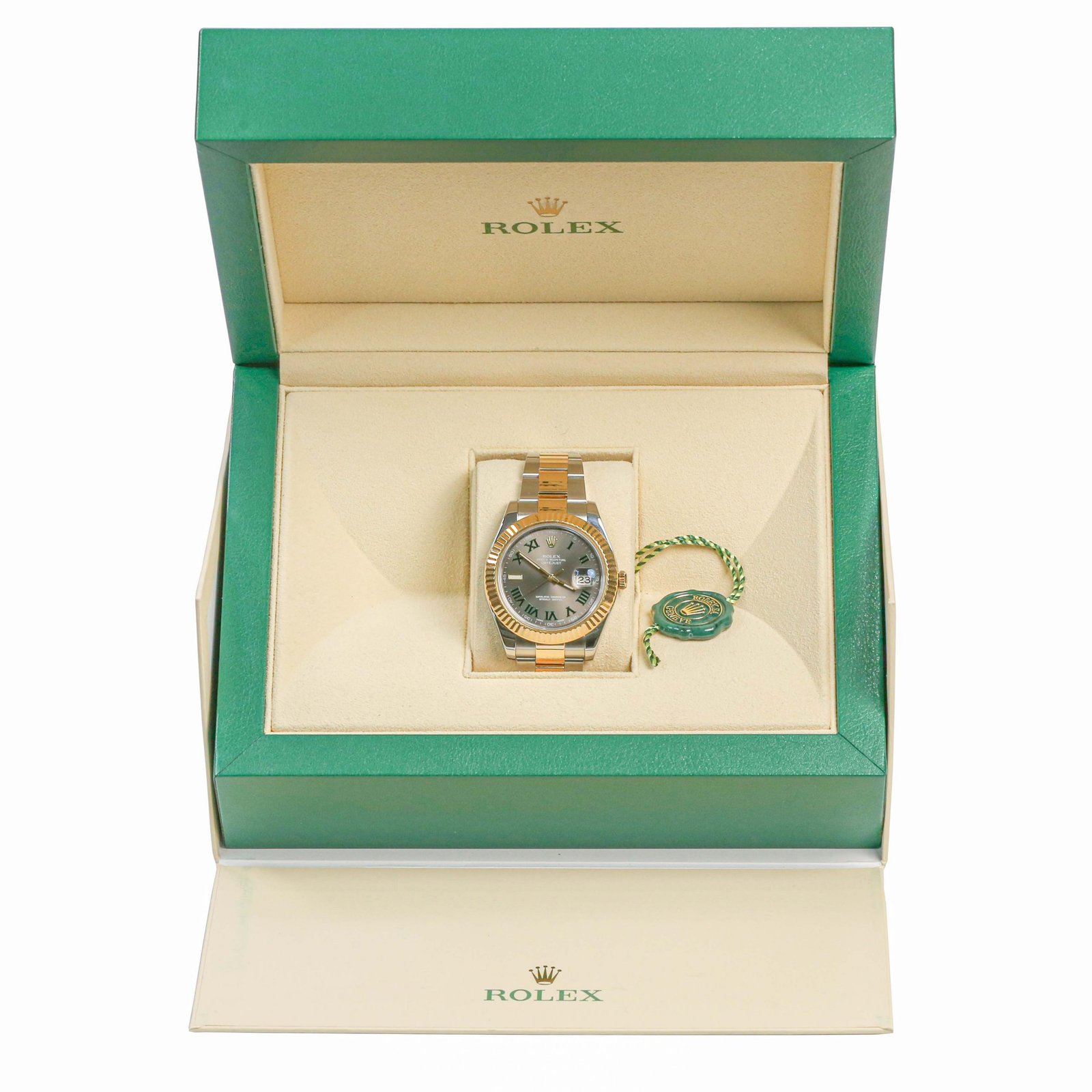 Rolex Datejust II 116333 Grey Roman Dial Watch - Image 3