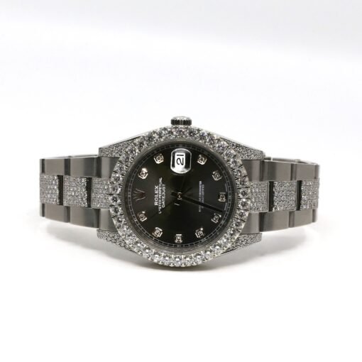 Rolex 126300 Datejust 41mm Customized with Diamonds Watch - Image 6