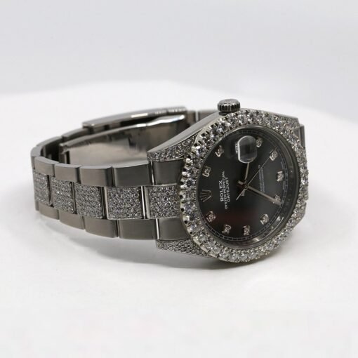 Rolex 126300 Datejust 41mm Customized with Diamonds Watch - Image 5