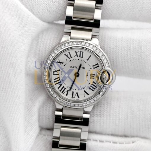Cartier W4BB0015 Ballon Bleu Diamond Ladies Watch - Image 7