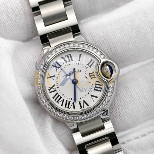 Cartier W4BB0015 Ballon Bleu Diamond Ladies Watch - Image 8