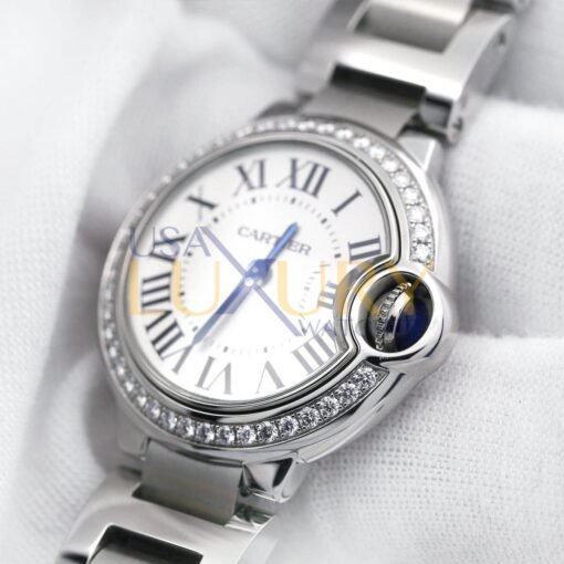 Cartier W4BB0015 Ballon Bleu Diamond Ladies Watch - Image 9