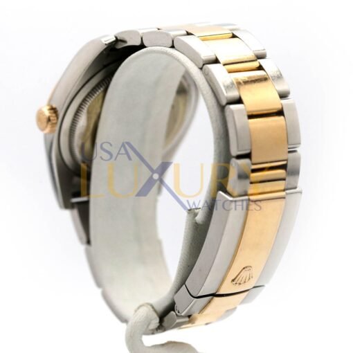 Rolex Datejust 116201 Two Tone Stainless Steel & Everose Gold  Black Dial 36mm - Image 6