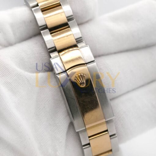 Rolex Datejust 116201 Two Tone Stainless Steel & Everose Gold  Black Dial 36mm - Image 8