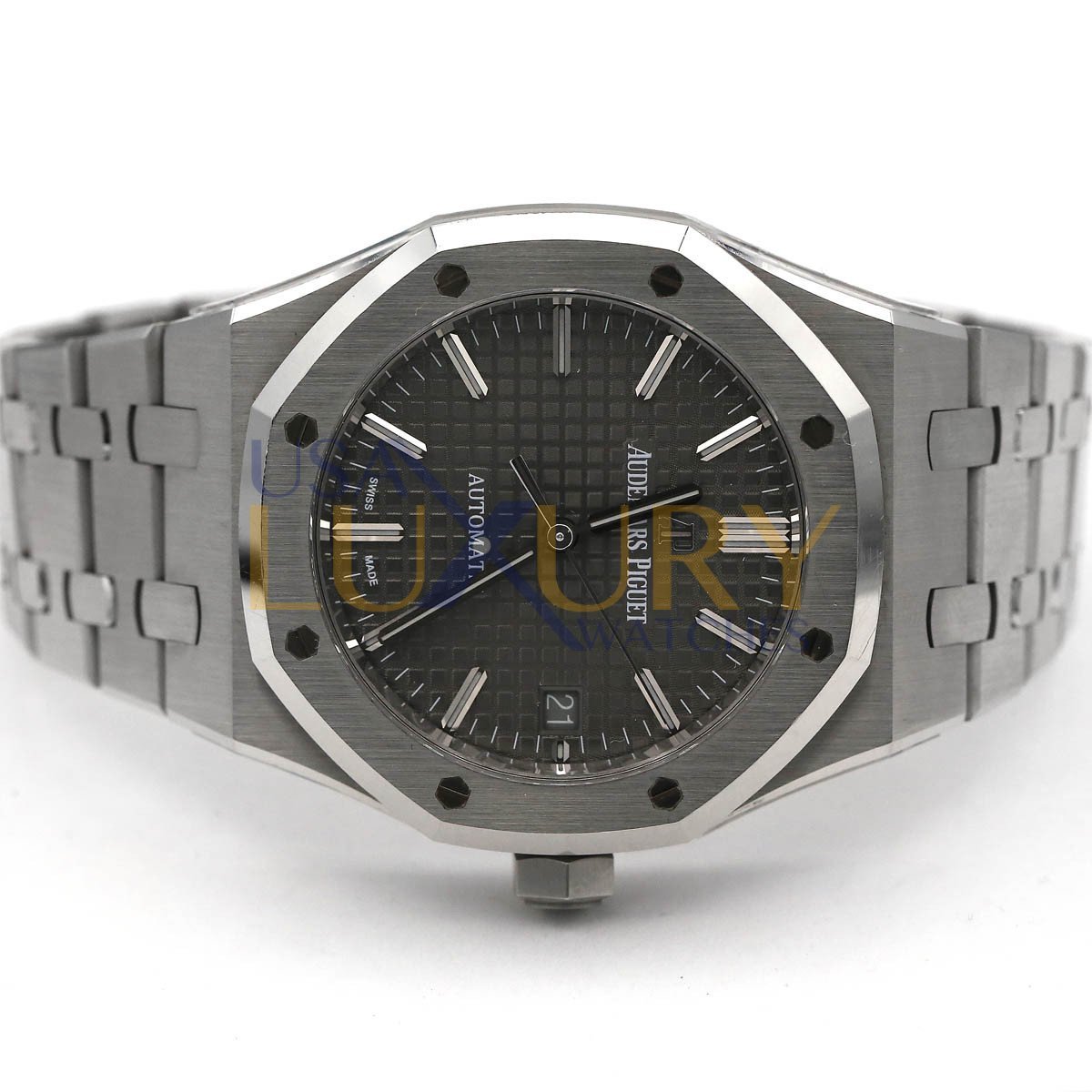 Audemars Piguet 15450ST.OO.1256ST.02 Royal Oak Grey Dial Watch - Image 6
