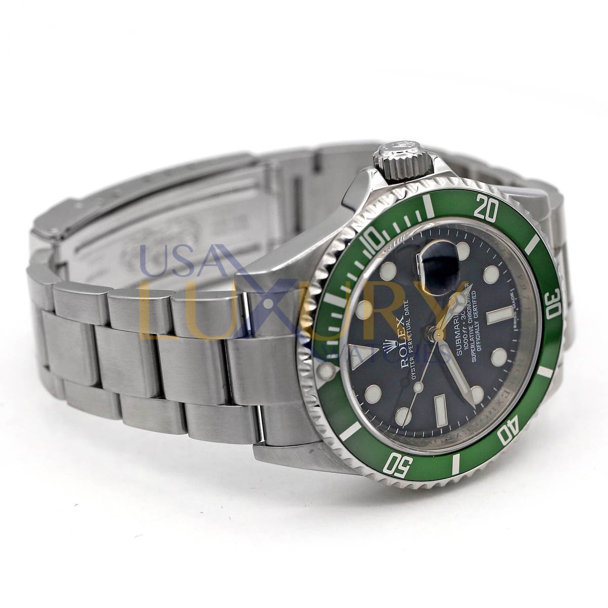 Rolex Kermit Submariner 16610LV Automatic Chronometer Black Dial Men’s Watch - Image 6