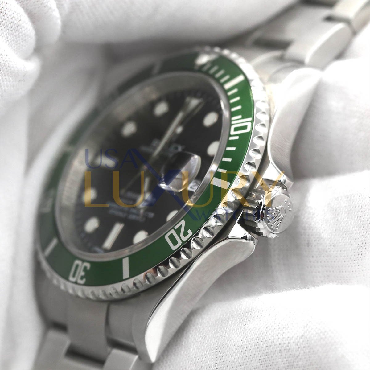 Rolex Kermit Submariner 16610LV Automatic Chronometer Black Dial Men’s Watch - Image 3