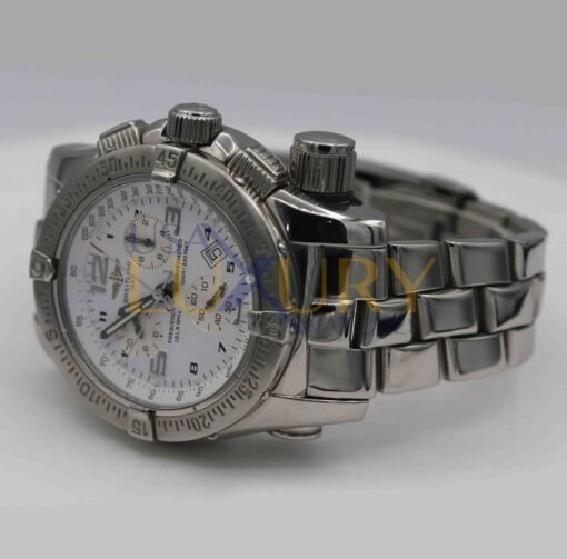 Breitling Emergency Mission A7332111-A557 Chronograph Chronometer White Dial Watch - Image 2