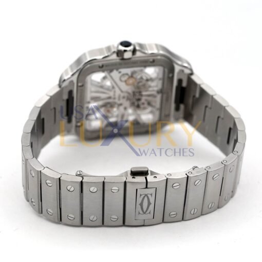 Cartier Santos de Cartier Skeleton Watch WHSA0007 - Image 7