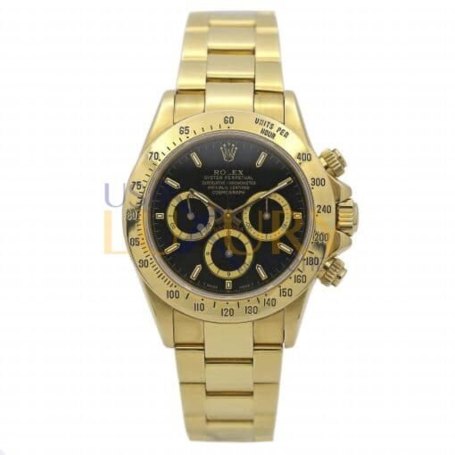 Rolex 16528 Daytona Yellow Gold 40mm  Black Dial