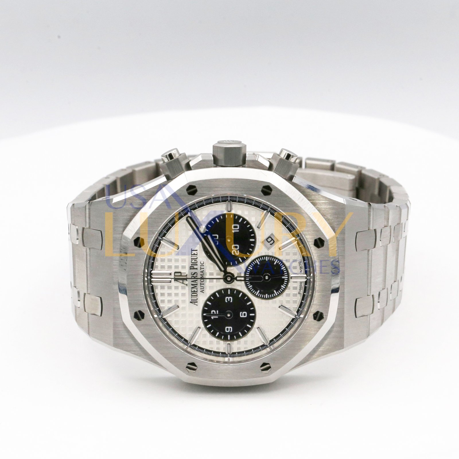 Audemars Piguet 26331ST.OO.1220ST.03 Royal Oak Chronograph White Panda Dial Watch - Image 4