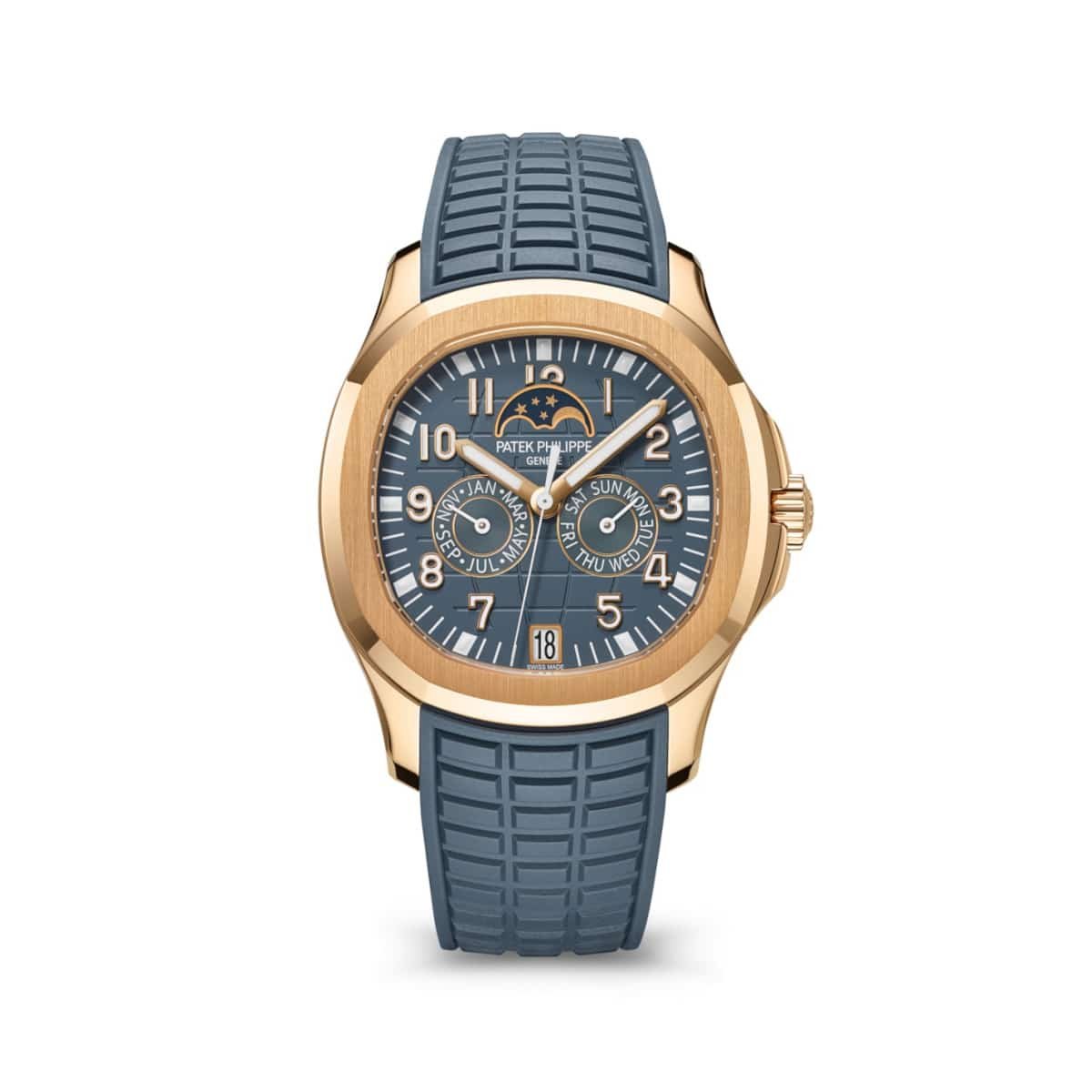 Patek Philippe 5261R-001 Aquanaut Blue-Gray Dial Blue-Gray Composite Strap