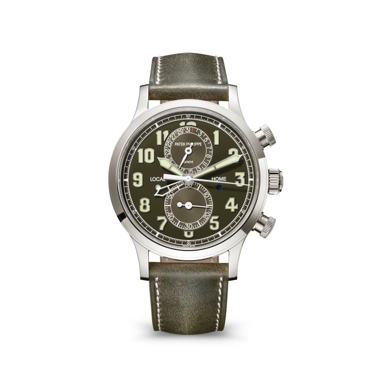 Patek Philippe 5924G-010 Complications Green Dial Green Leather Strap