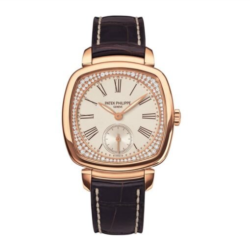 Patek Philippe 7041R-001 Gondolo Silvery Dial Chestnut Leather Strap