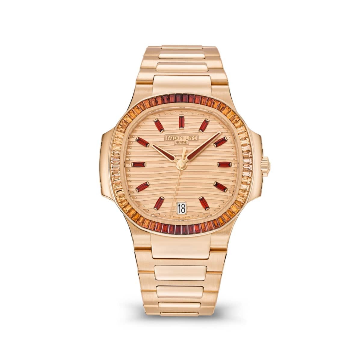 Patek Philippe 7118-1300R-001 Nautilus Rose-Gilt Dial Rose Gold Bracelet