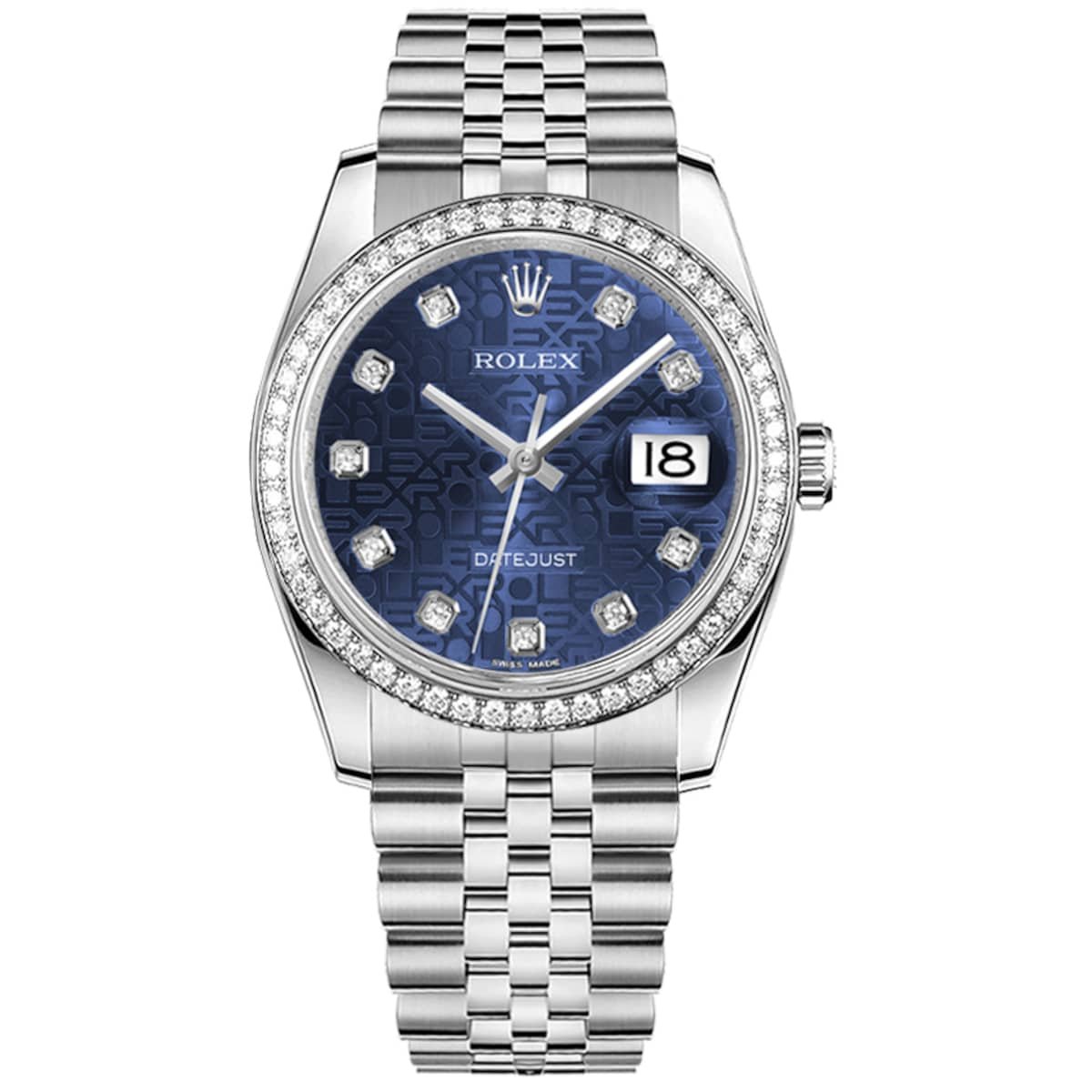 Rolex Datejust 36mm 116244-0059 Jubilee Blue Dial Jubilee Bracelet