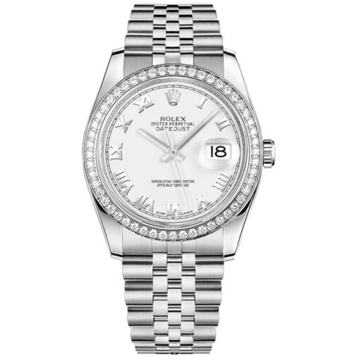 Rolex Datejust 36mm 116244 White Dial Jubilee Bracelet