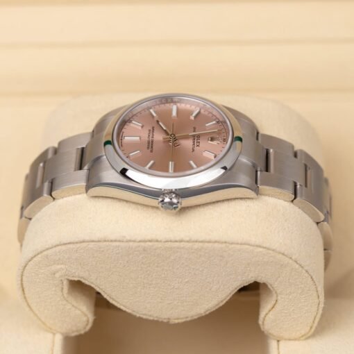 Rolex 124200-0004 Oyster Perpetual 34mm Pink Dial Oyster Stainless Steel Bracelet Watch - Image 4