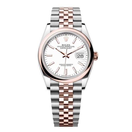 Rolex Datejust 126201-0017 White 36mm Dial Jubilee Bracelet Watch