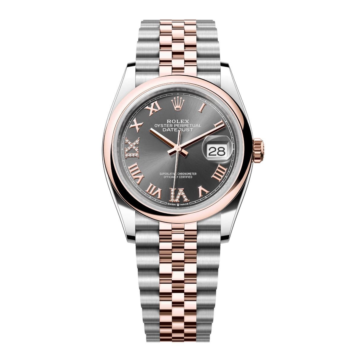 Rolex Datejust 126201-0023 Slate Dial 36mm Jubilee Bracelet