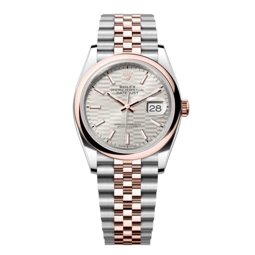 Rolex Datejust 126201-0033 Silver Fluted Motif 36mm Dial Jubilee Bracelet