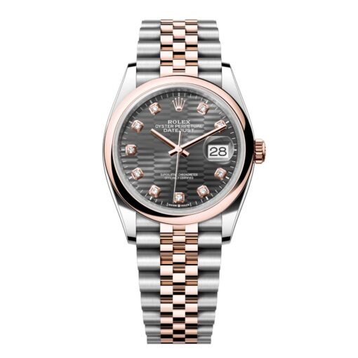 Rolex Datejust 126201-0041 Slate Fluted Motif 36mm Dial Jubilee Bracelet