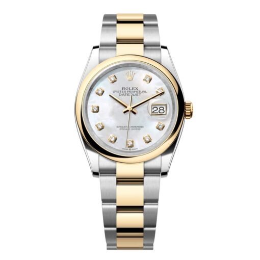 Rolex Datejust 126203-0024 Mother-of-Pearl Dial 36mm Domed Bezel Oyster Bracelet