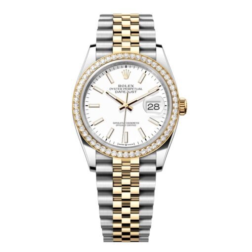Rolex Datejust 126283RBR-0005 White 36mm Dial Jubilee Bracelet Watch