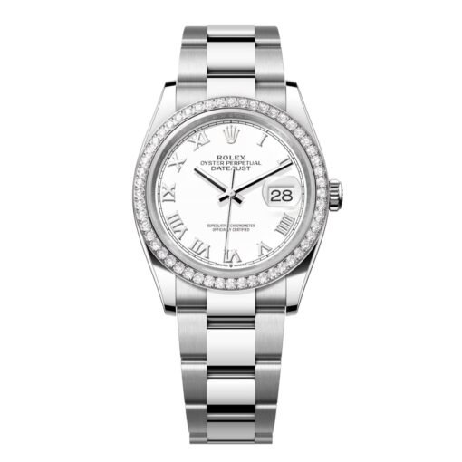 Rolex Datejust 126284RBR-0018 White Dial 36mm Oyster Bracelet