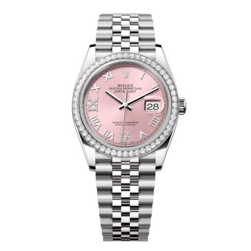 Rolex Datejust 126284RBR-0023 Pink Dial 36mm Jubilee Bracelet